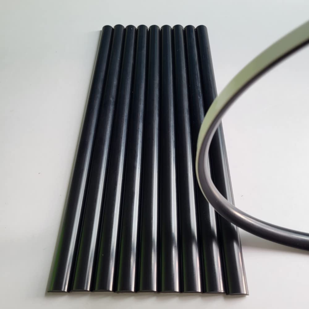 Black Peel and Stick Tile Trim - 10 Pack (12