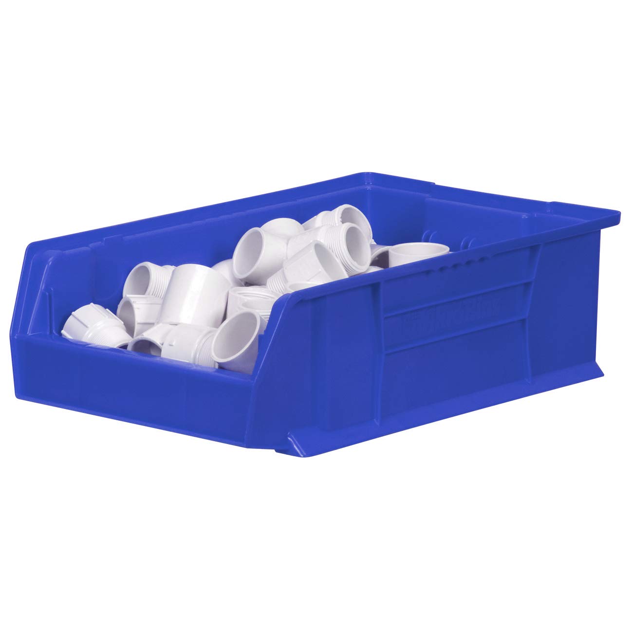 Akro-Mils 30280 Large Plastic Storage Bins - 4-Pack Stackable Organizer Bins for Garage, Home, Office & Warehouse (20