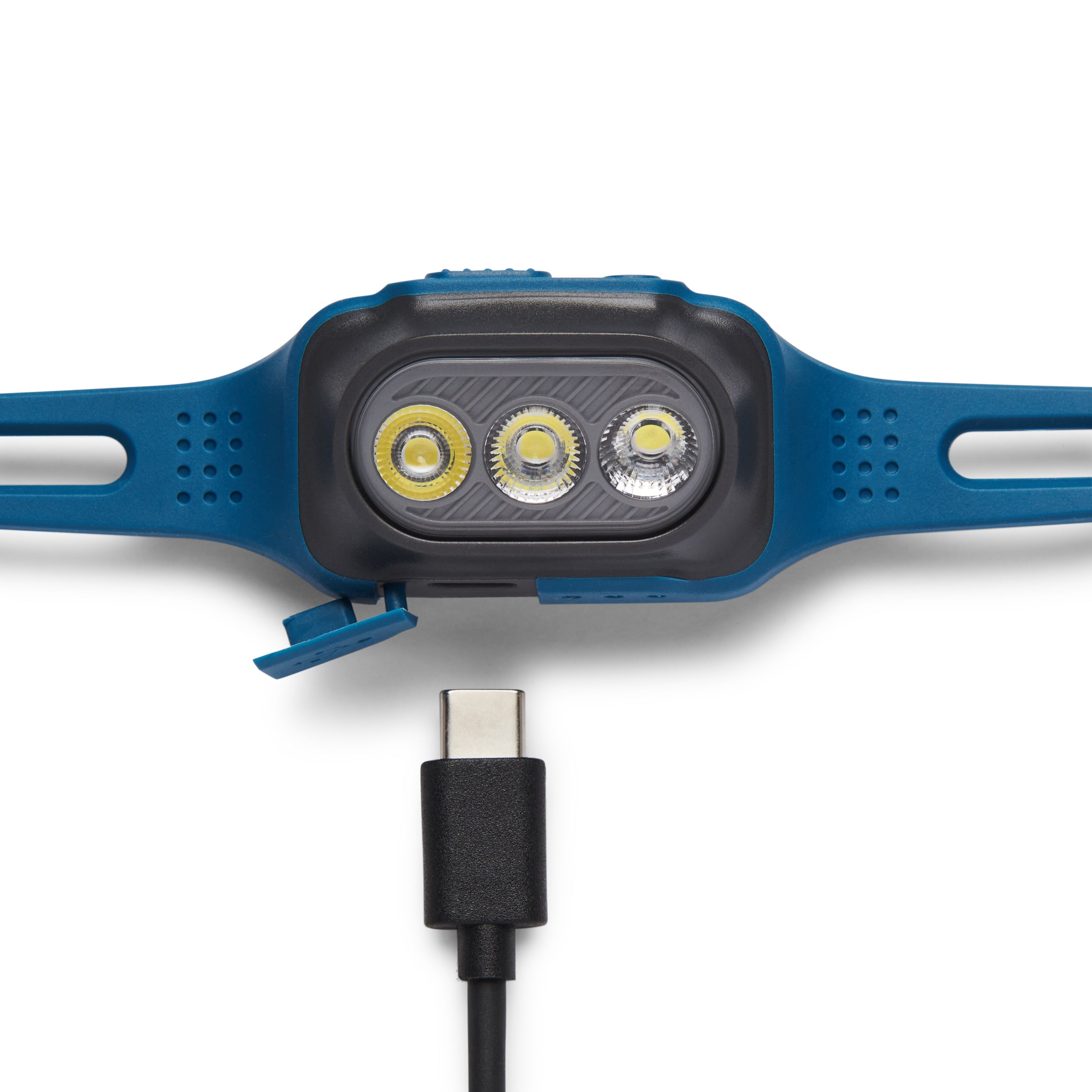 Deploy Run Light - Ultra Bright LED Headlamp for Running, Hiking & Camping - Hands-Free Rechargeable Headlight with Adjustable Strap - Perfect for Outdoor Adventures, Night Jogging & Emergency Use