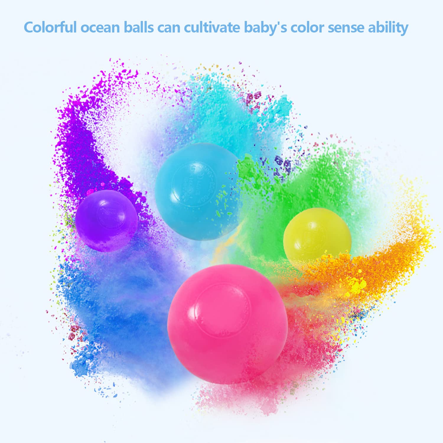 200/500/1000/2000 Count BPA-Free Plastic Play Pit Balls (2.2