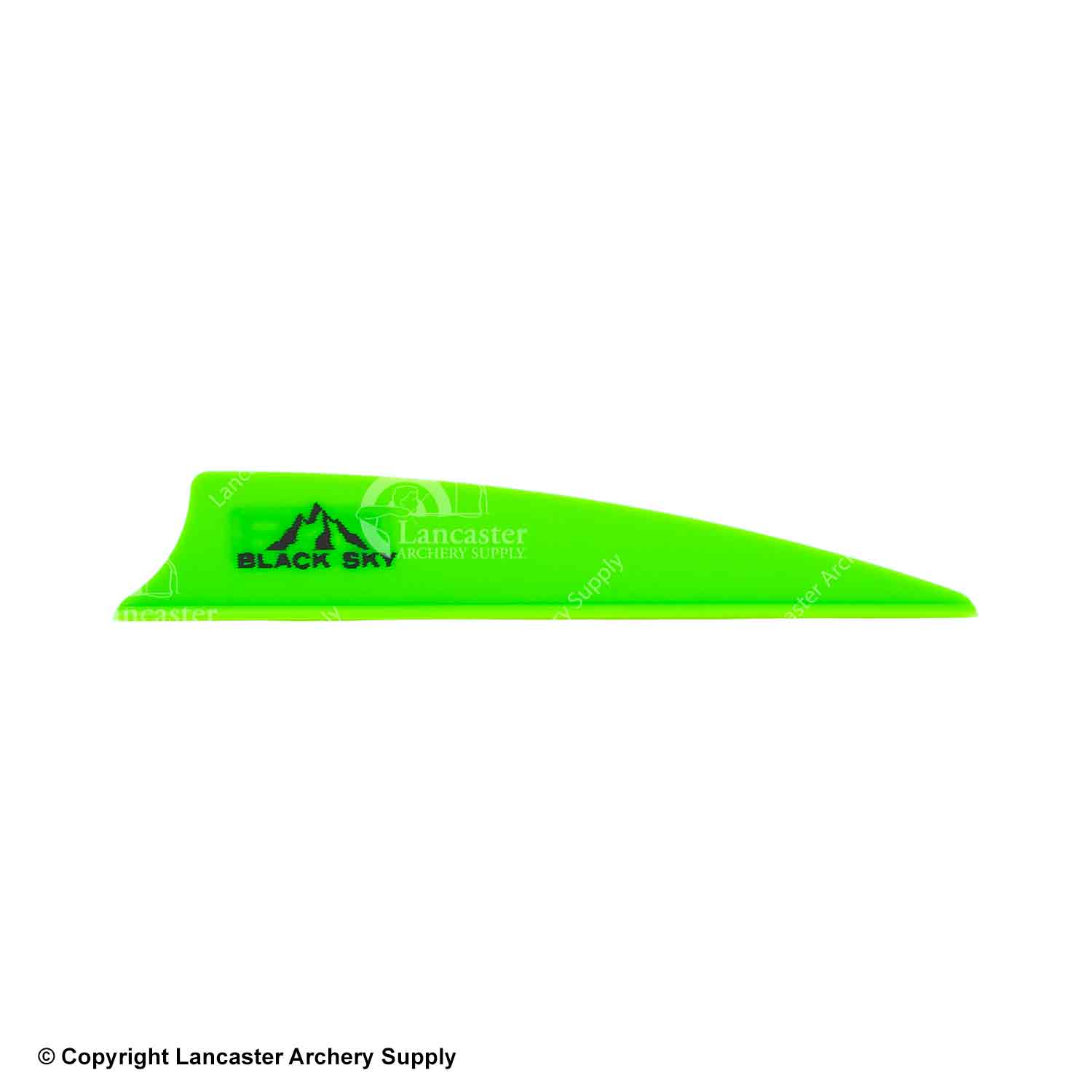 Bohning Black Sky 3 Shield Cut Vane - High Performance Archery Vanes for Hunting & Target Shooting - Perfect for Bow Hunting, 3D Archery & Outdoor Sports
