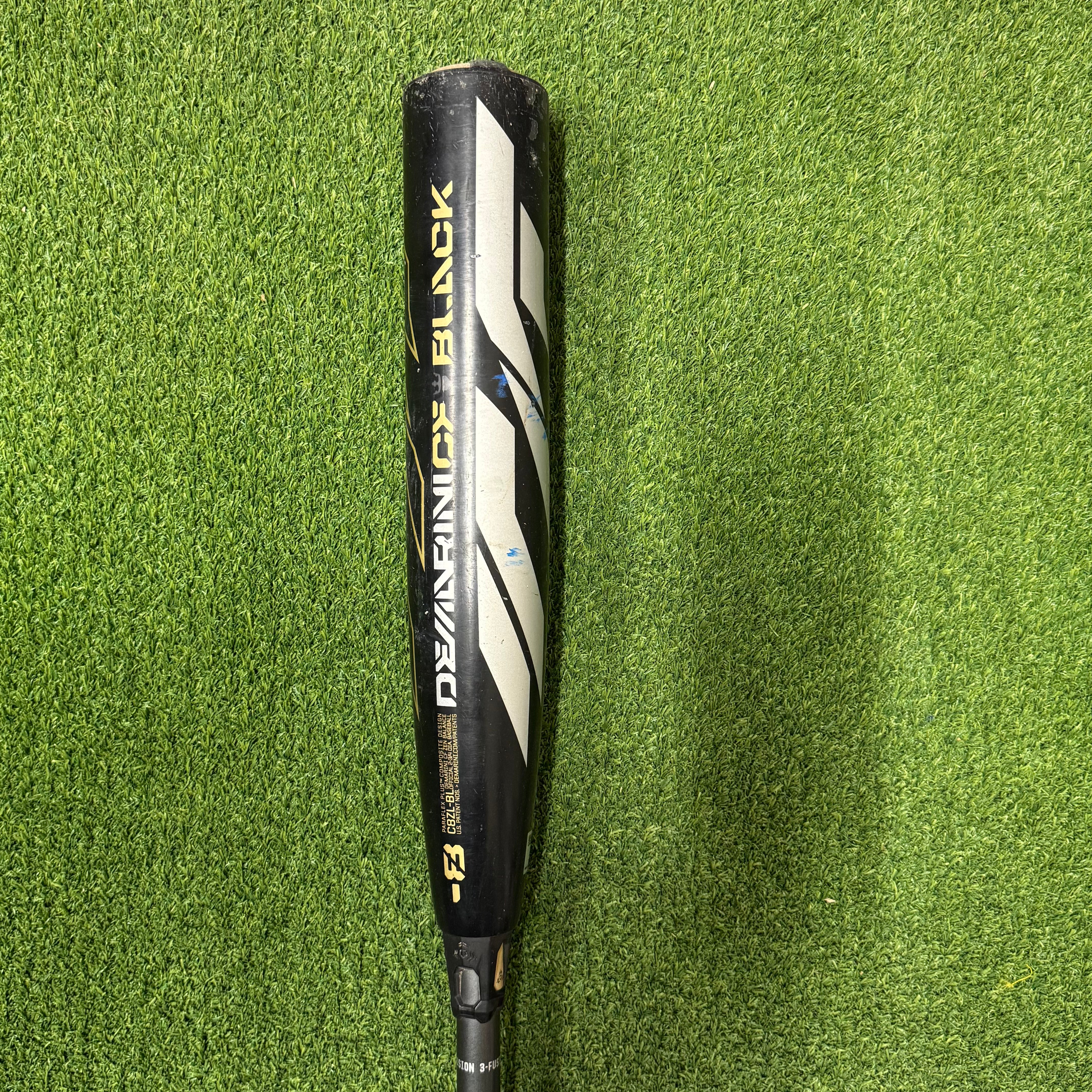 DeMarini CF Zen Black 8 USSSA Baseball Bat - 32/24 Size - Lightweight & Durable for Youth Players | Perfect for Games, Practice & Training