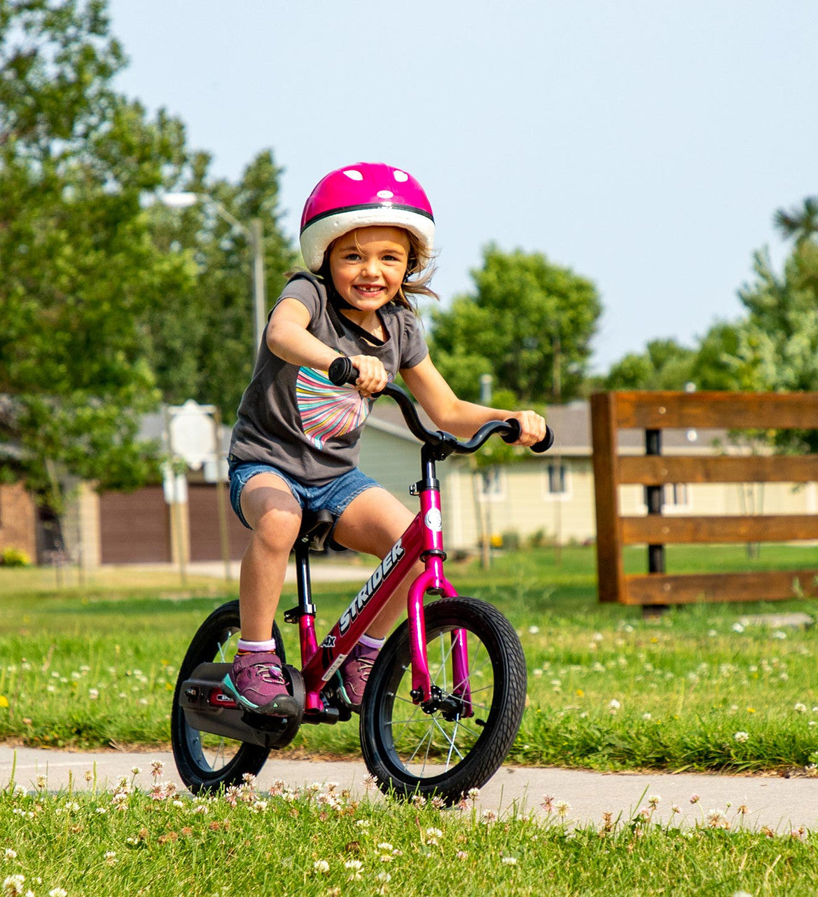 Strider 14x Convertible Balance Bike for Kids Ages 3-7 | Adjustable Seat & Handlebars | Learn to Ride Easily | Perfect for Backyard, Park & Neighborhood Rides