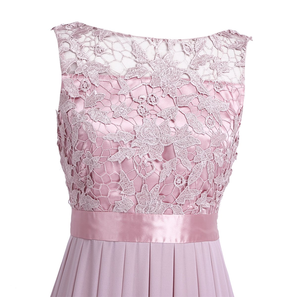 Elegant Floral Lace Crochet Wedding Bridesmaid Maxi Dress - Perfect for Formal Occasions, Beach Weddings & Evening Parties