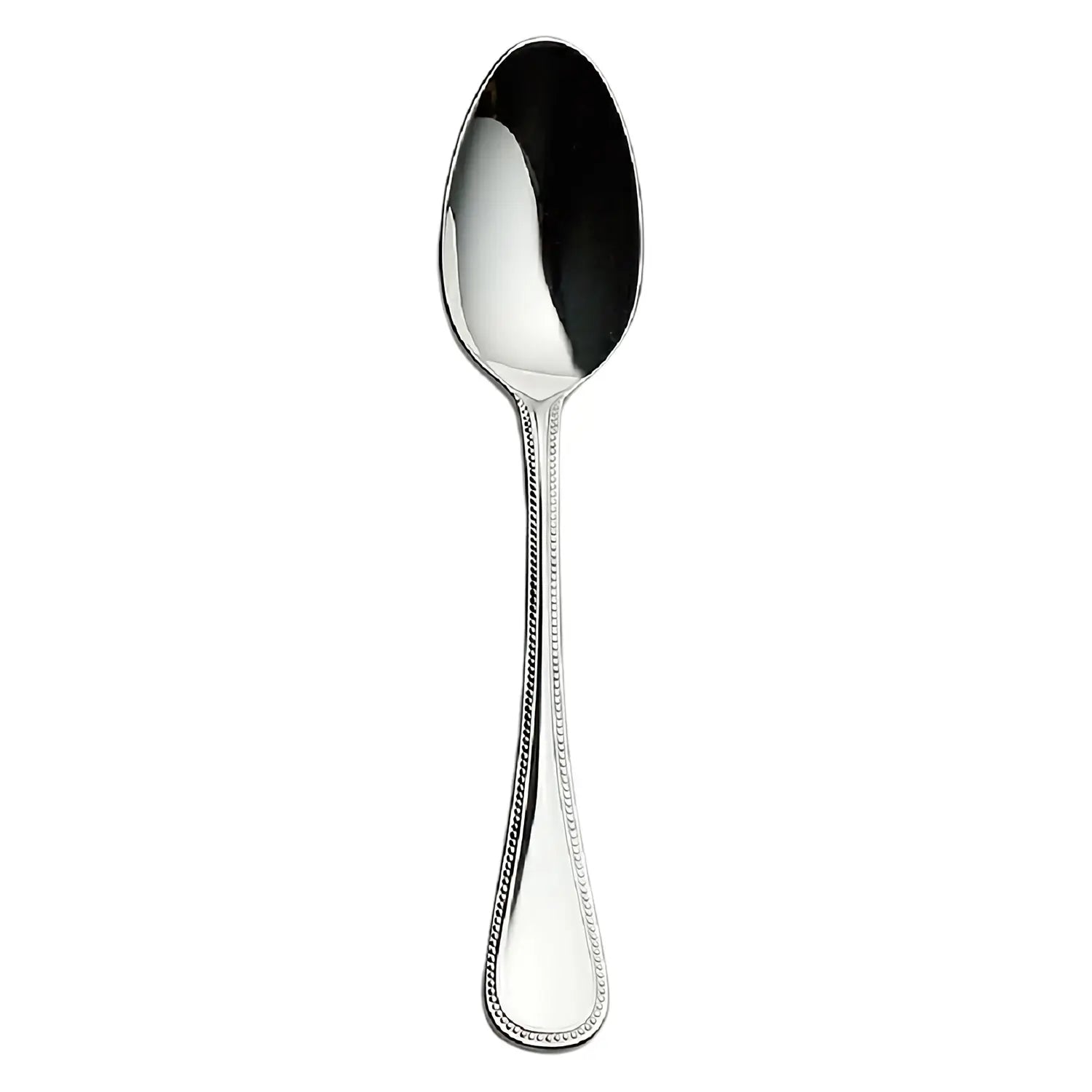 Luckywood French Accent Stainless Steel Demitasse Spoon - Elegant Espresso & Dessert Spoon for Coffee, Tea, and Dessert Serving - Perfect for Home, Cafe, and Restaurant Use