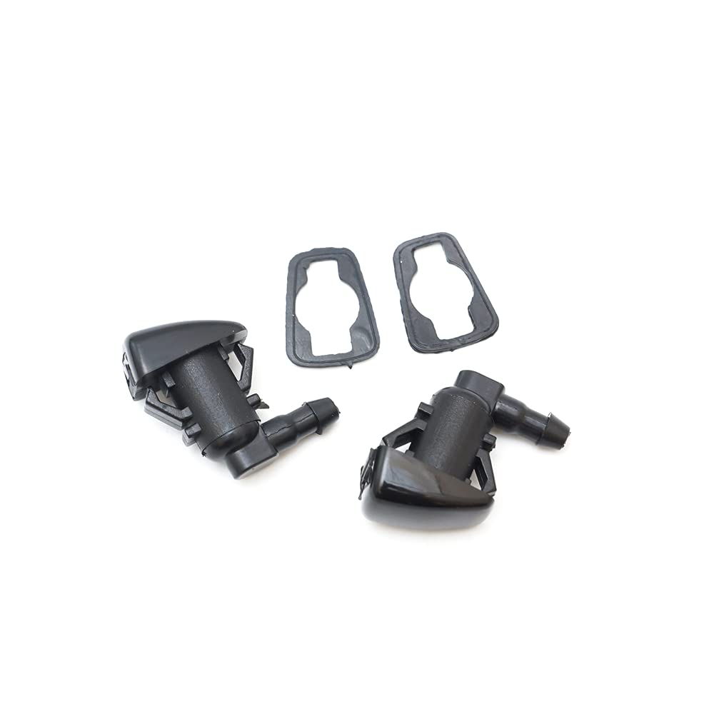 Jeep Chevy Malibu Pontiac Saturn Aura Front Windshield Washer Nozzle Replacement - Fits Models 55372143AB, 55079049AA, 5182367AA - Perfect for Rainy Weather and Winter Driving