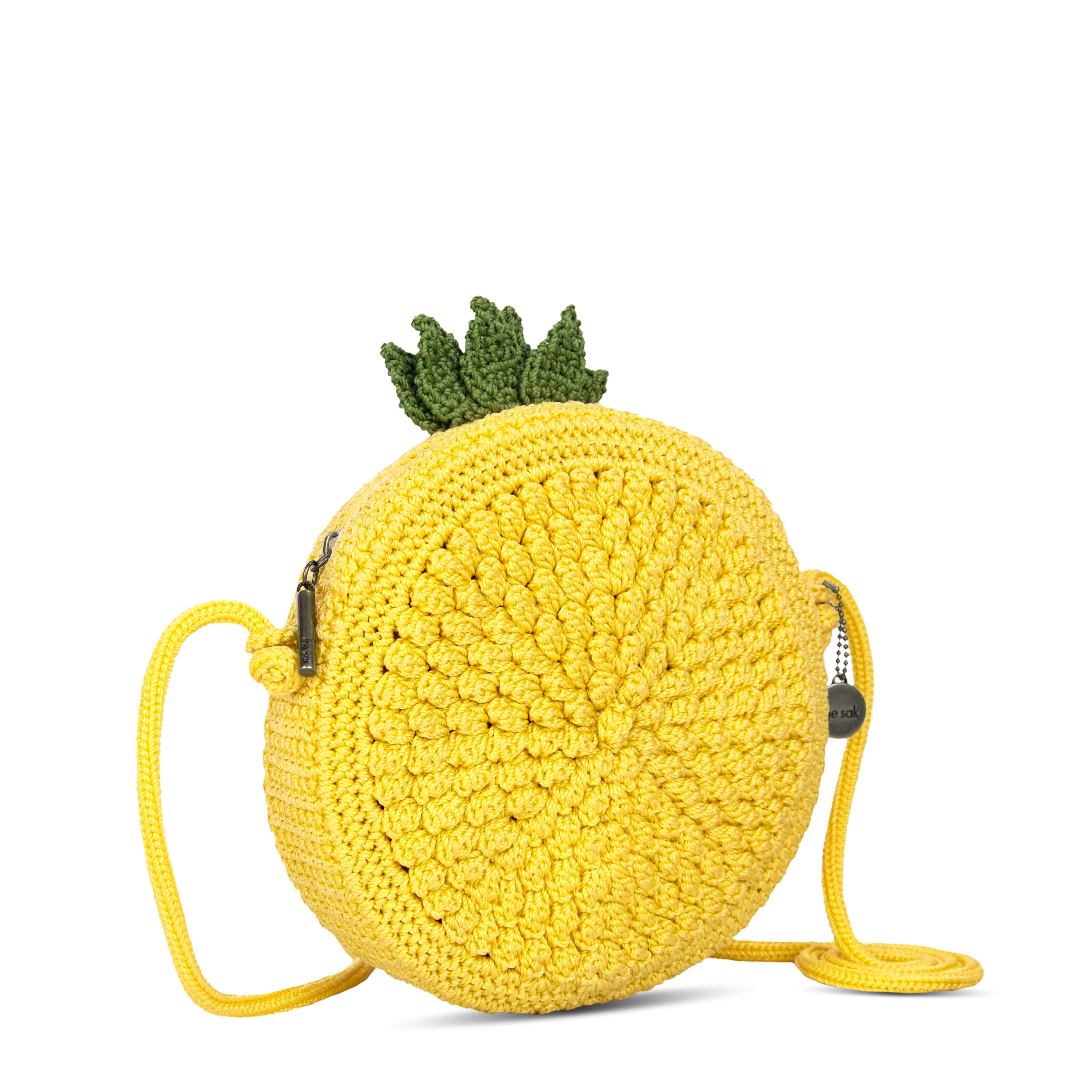 Kenna Small Crossbody Bag - Hand Crochet Pineapple Design - Perfect for Beach, Travel & Everyday Use