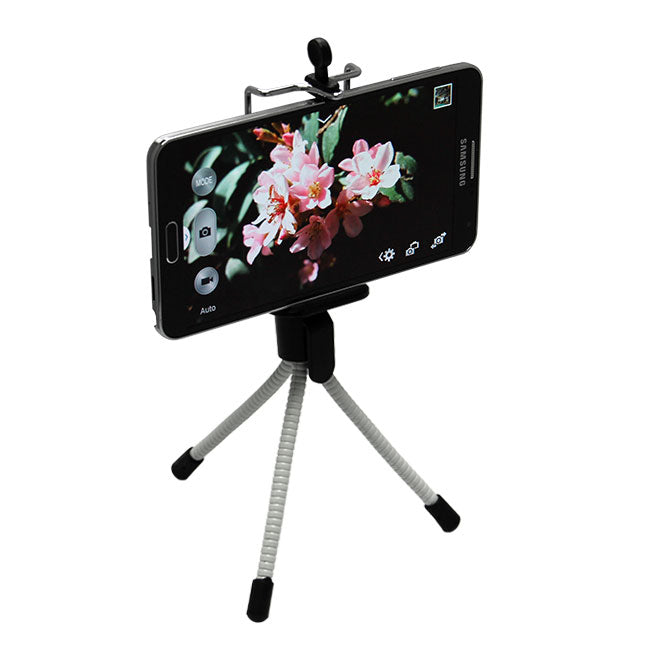 Portable Mini Tripod Stand with Universal Phone Mount for iPhone, Samsung & Other Smartphones - Perfect for Vlogging, Video Calls & Hands-Free Photography