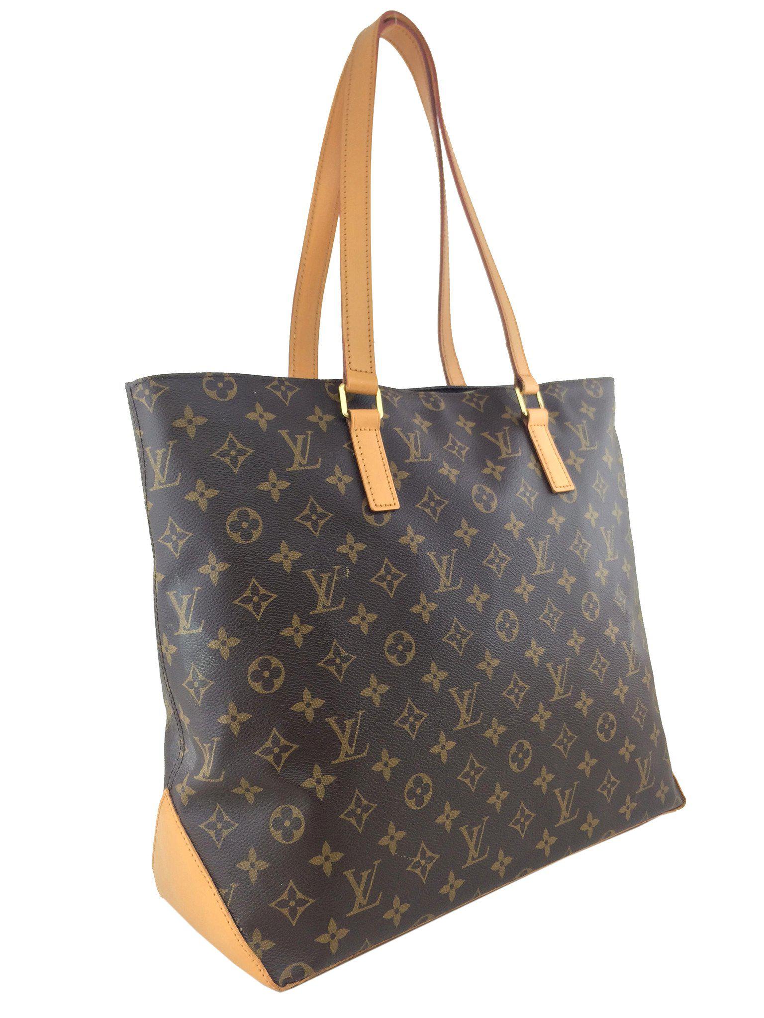 Authentic Louis Vuitton Monogram Canvas Cabas Mezzo Tote Bag - Luxury Designer Handbag for Women, Perfect for Work, Travel & Everyday Use