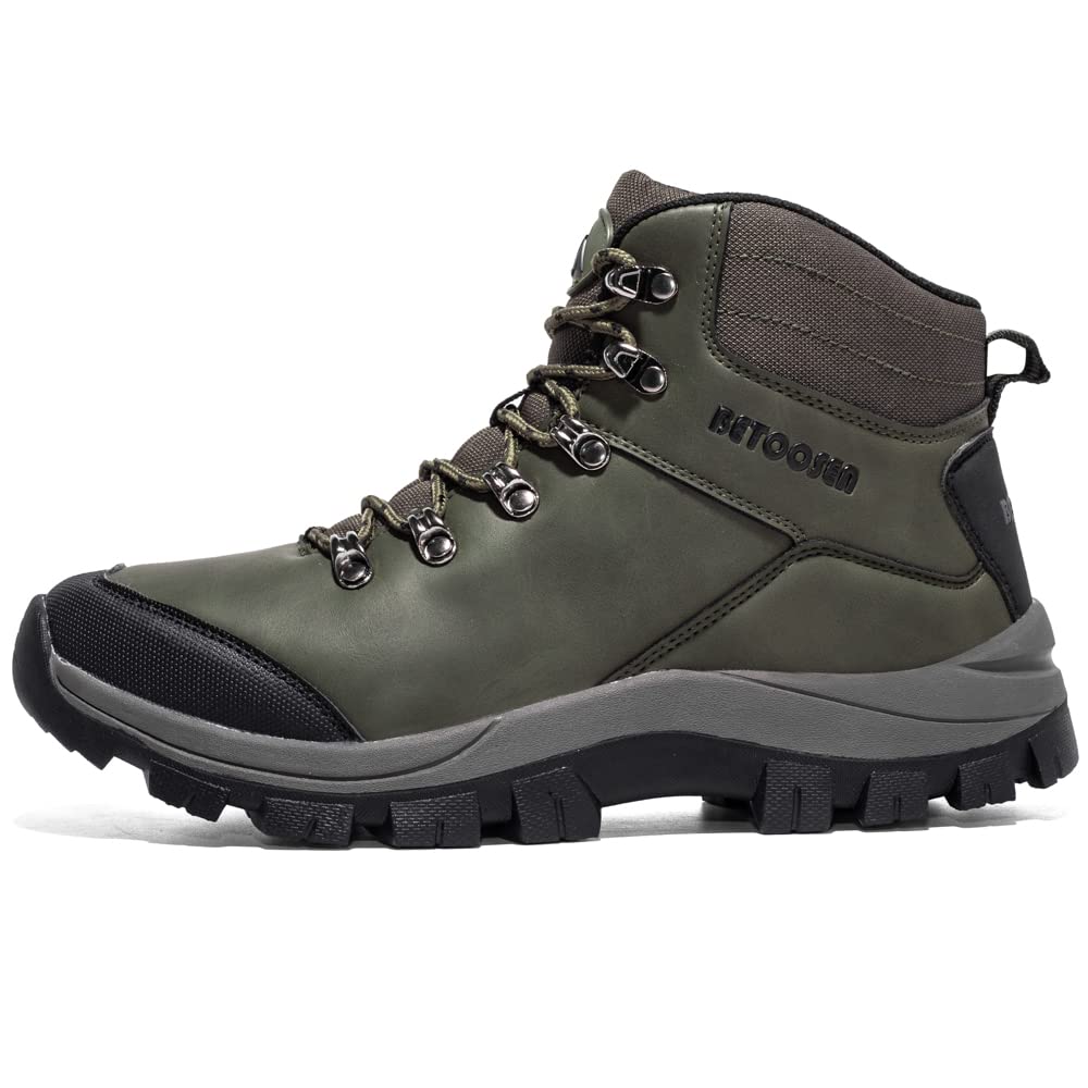 **Men's Waterproof Hiking Boots - Anti-Fatigue, Breathable & Lightweight Outdoor Shoes for Trekking, Camping & Work - Comfortable All-Day Wear**