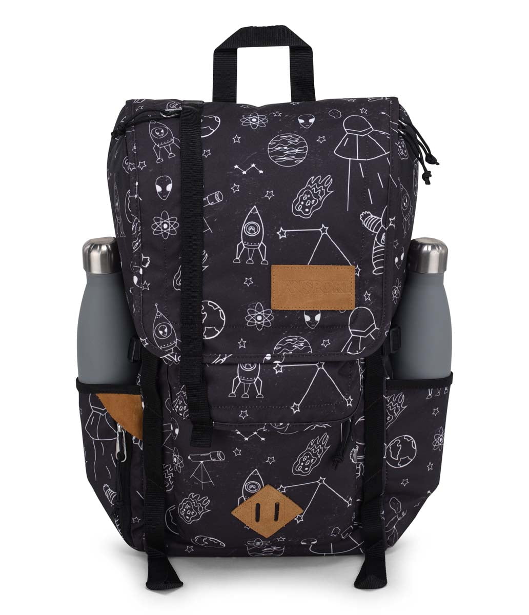 JanSport Hatchet Backpack - Lightweight Laptop Backpack for School & Travel - Durable 15.6 Inch College Backpack with USB Charging Port - Perfect for Students, Commuters & Outdoor Adventures (Cosmic City Design)