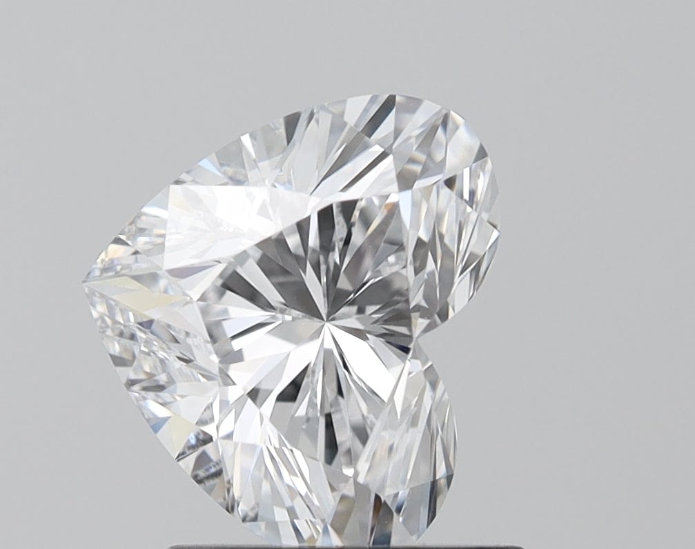 1.35 Carat D Color VVS2 Clarity Heart Cut Lab Grown Diamond - Perfect for Engagement Rings & Anniversary Gifts