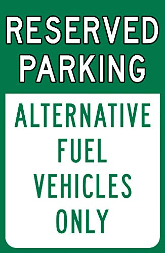 Vinyl Safety & Warning Stickers Bundle - Warehouse Signs, Alternative Fuel Vehicles Only - 2-3 Pack (3.5