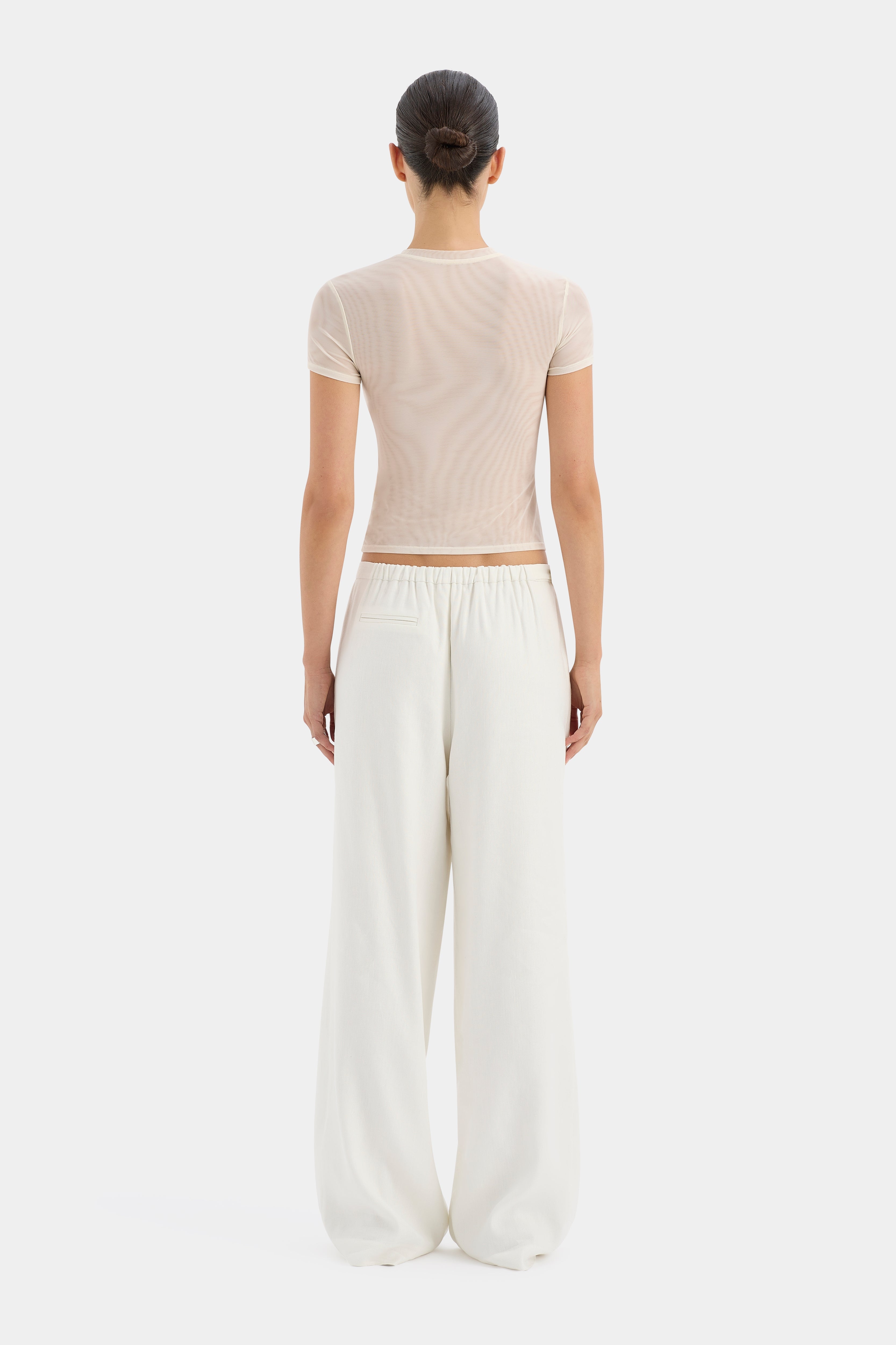 Dorian Women's High Waist Wide Leg Pants - Comfortable Stretchy Flowy Trousers for Work, Office & Casual Wear | Plus Size Available