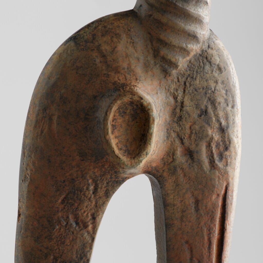Cyan Design 11670 Springbok Chi Wara Handcrafted Rustic African Wooden Sculpture - Tribal Home Decor for Living Room, Office & Gift Giving
