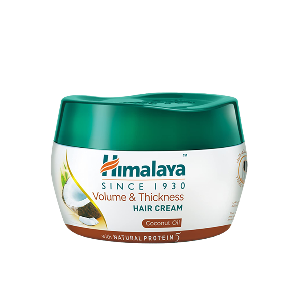 Himalaya Coconut Oil Hair Cream 140ml - Natural Hair Moisturizer for Dry & Damaged Hair - Perfect for Daily Hair Care & Scalp Hydration