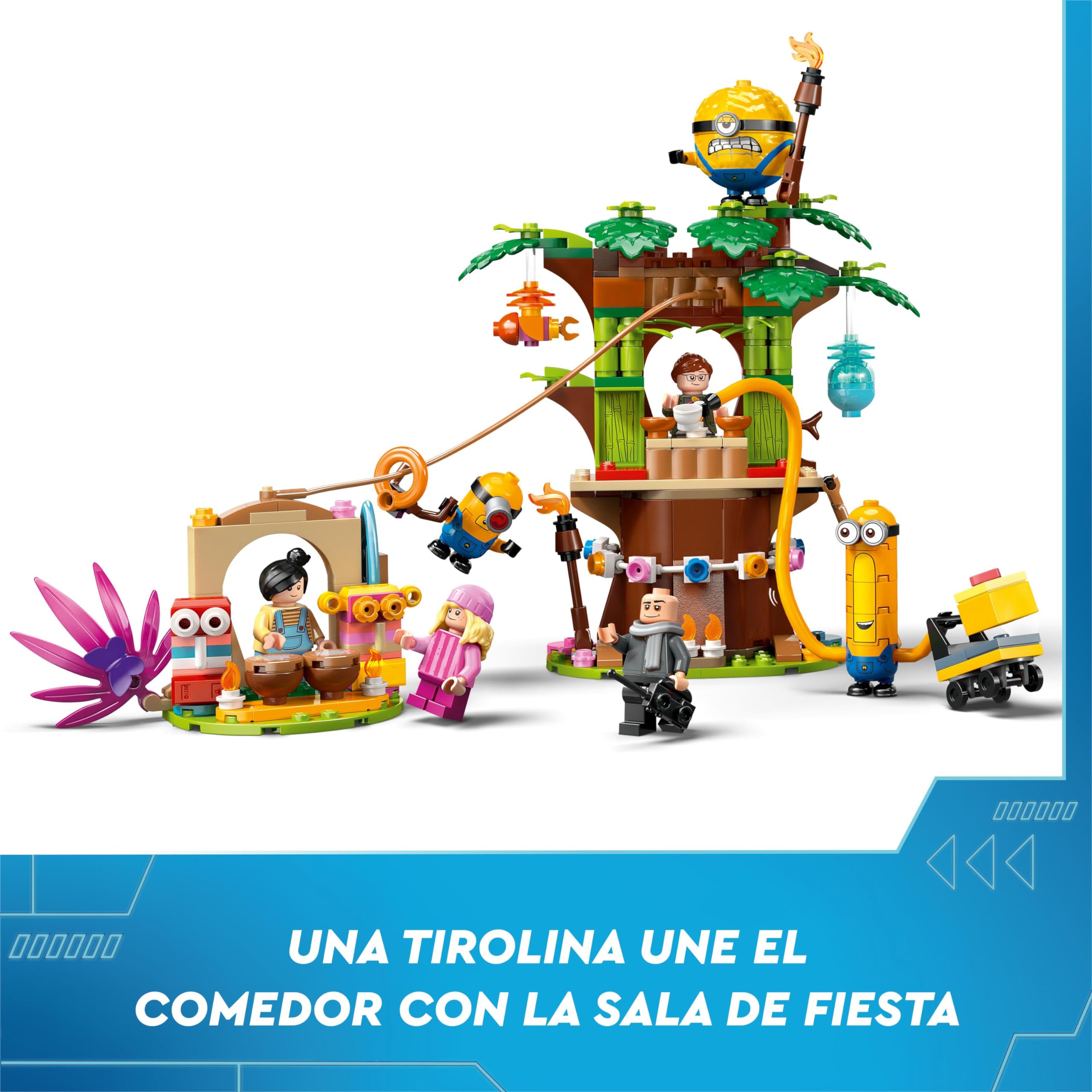 LEGO GRU 4: Despicable Me Minions & GRU's Family Mansion Building Toy Set with Movie Character Figures, Construction Playset for Kids Ages 8+ (75583) - Perfect for Birthday Gifts, Creative Play & Movie-Themed Collectibles