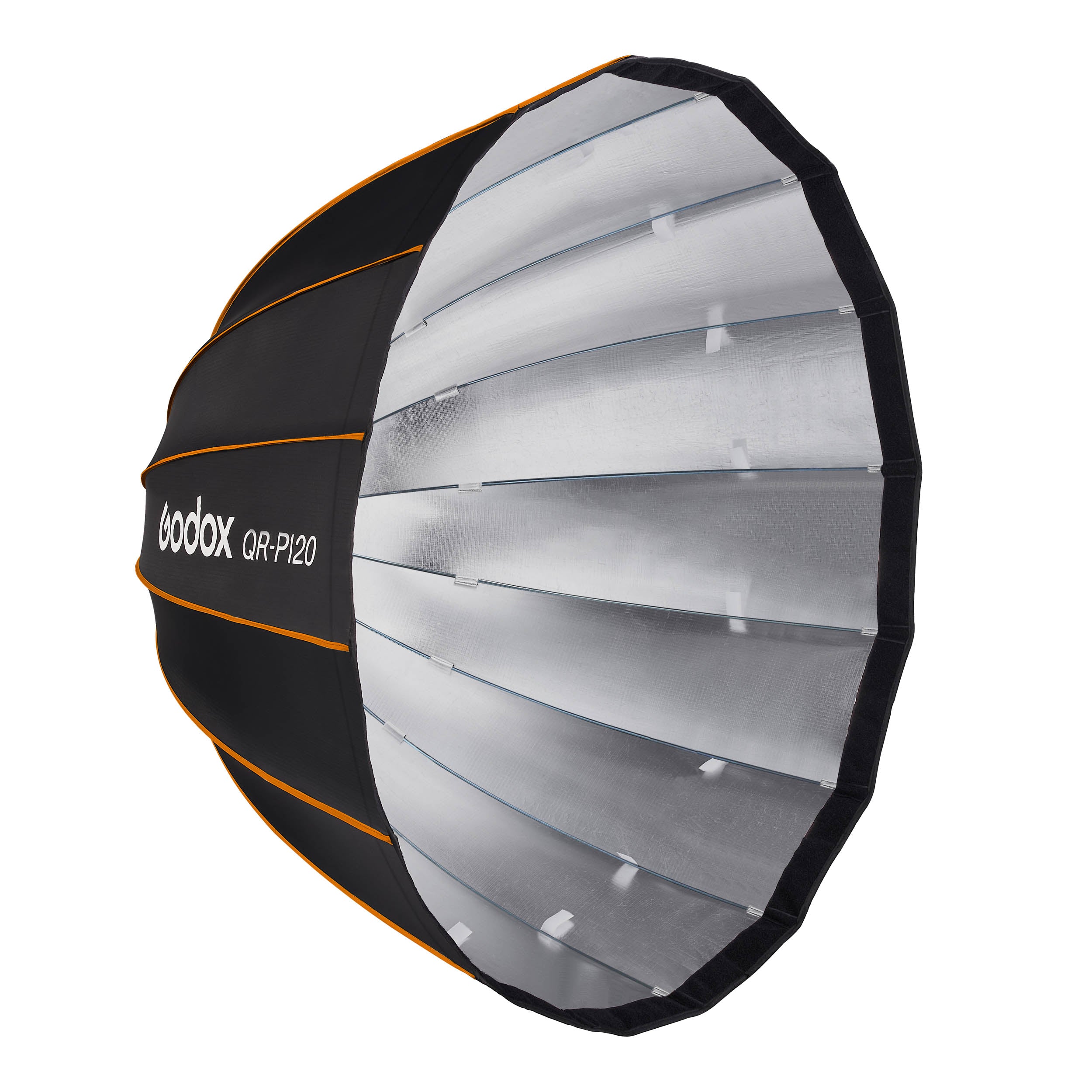 QR P120 Quick Release Deep Parabolic Softbox with Honeycomb Grid for Bowens S Mount - Professional Photography Lighting for Studio, Portrait & Product Shoots