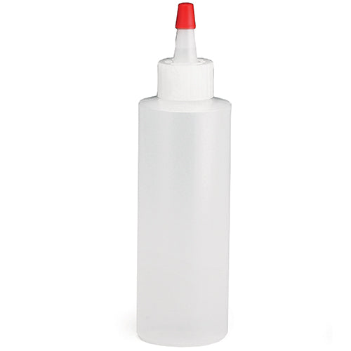 TableCraft 4 Oz Chef Squeeze Bottle - 6 Pack - Durable Condiment Dispenser for Sauces, Dressings & Oils - Perfect for Restaurants, Kitchens & Catering