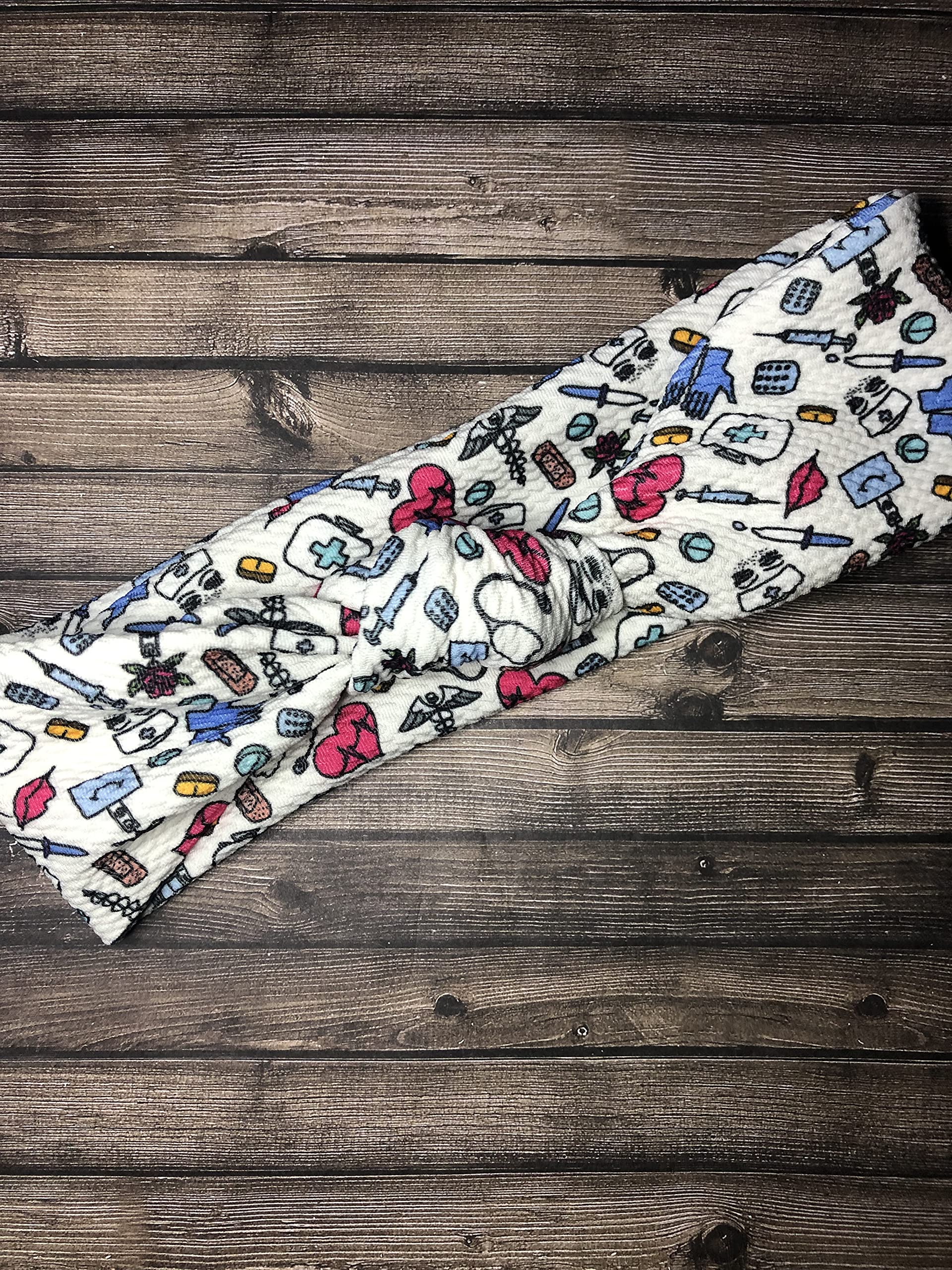 Nursing Headbands for Women - Comfortable Knotted Headwraps for Nurses | Perfect Nurse Gifts for Graduation, Coworkers & New Nurses | Ideal for Hospitals, Clinics & Daily Wear