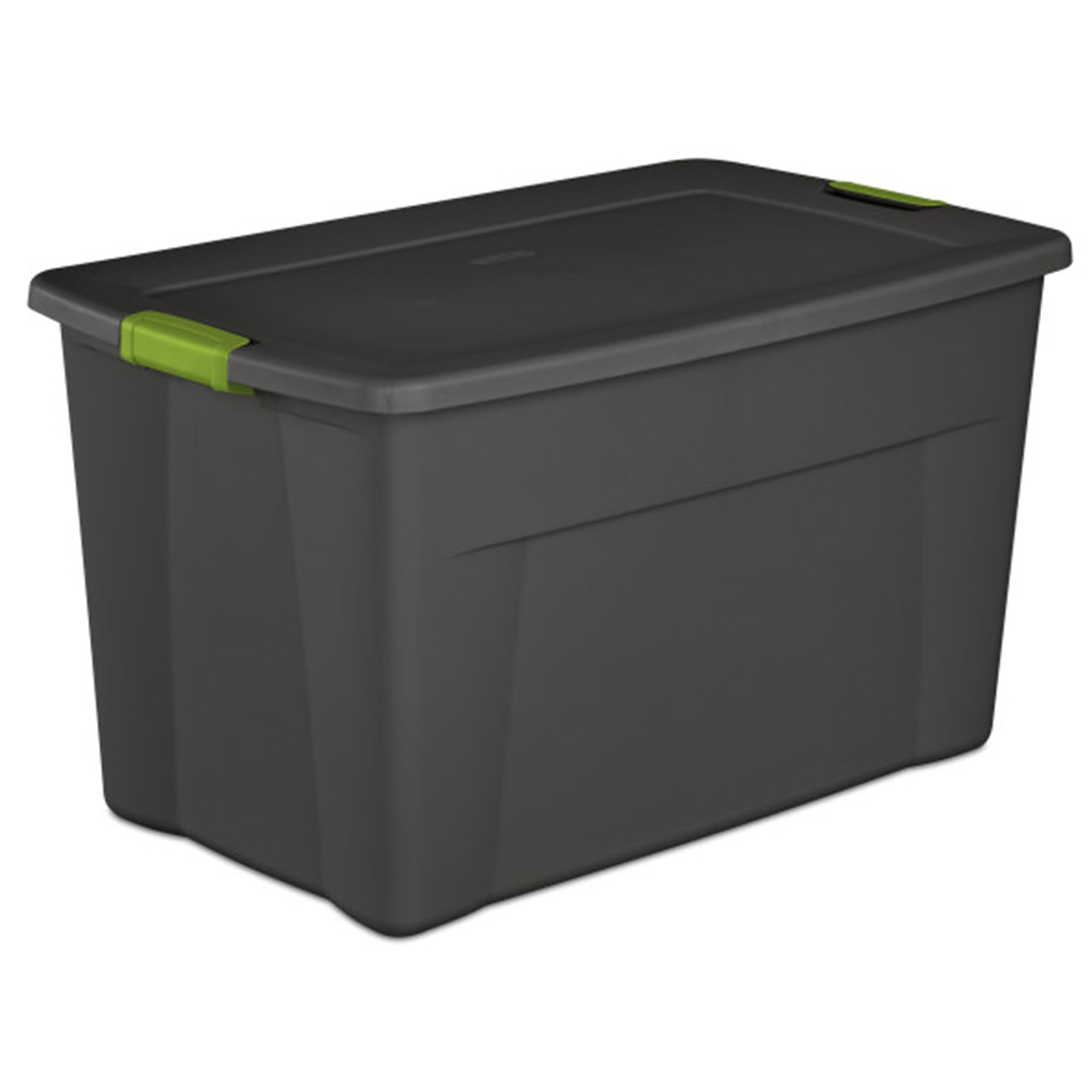 Sterilite 16-Pack 35 Gallon Large Plastic Storage Bins with Lids - Durable Gray Box Containers for Home Organization, Garage Storage & Moving Supplies
