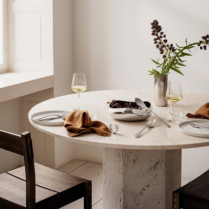 Georg Jensen Cobra Salad Serving Set - Premium Stainless Steel Utensils for Elegant Dining & Entertaining - Perfect for Salads, Appetizers & Party Serving