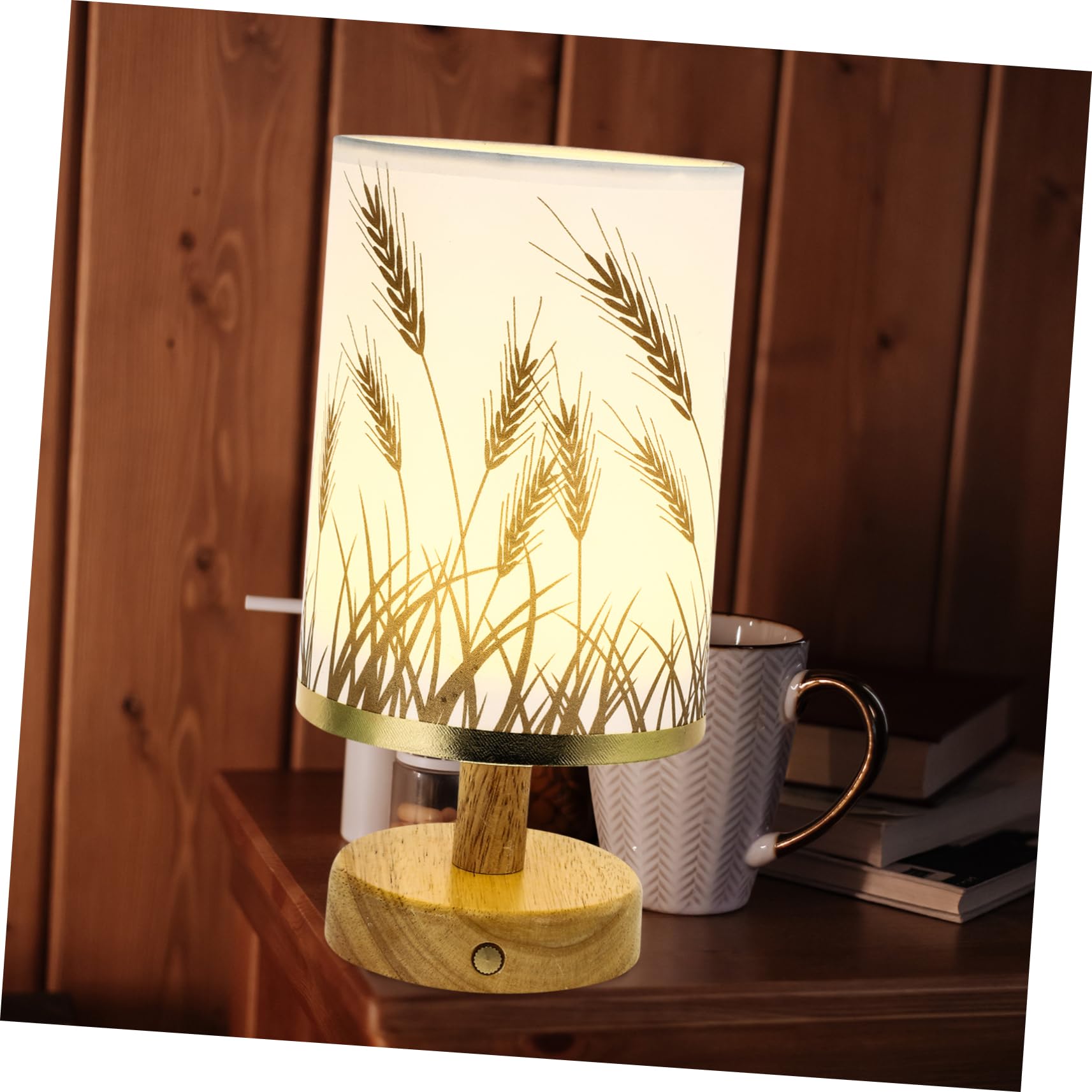 Homoyoyo USB Touch Table Lamp - 3-Level Dimmable LED Night Light for Bedroom, Desk, Nursery | Portable USB-Powered Night Light for Kids, Adults, Home Office & Travel