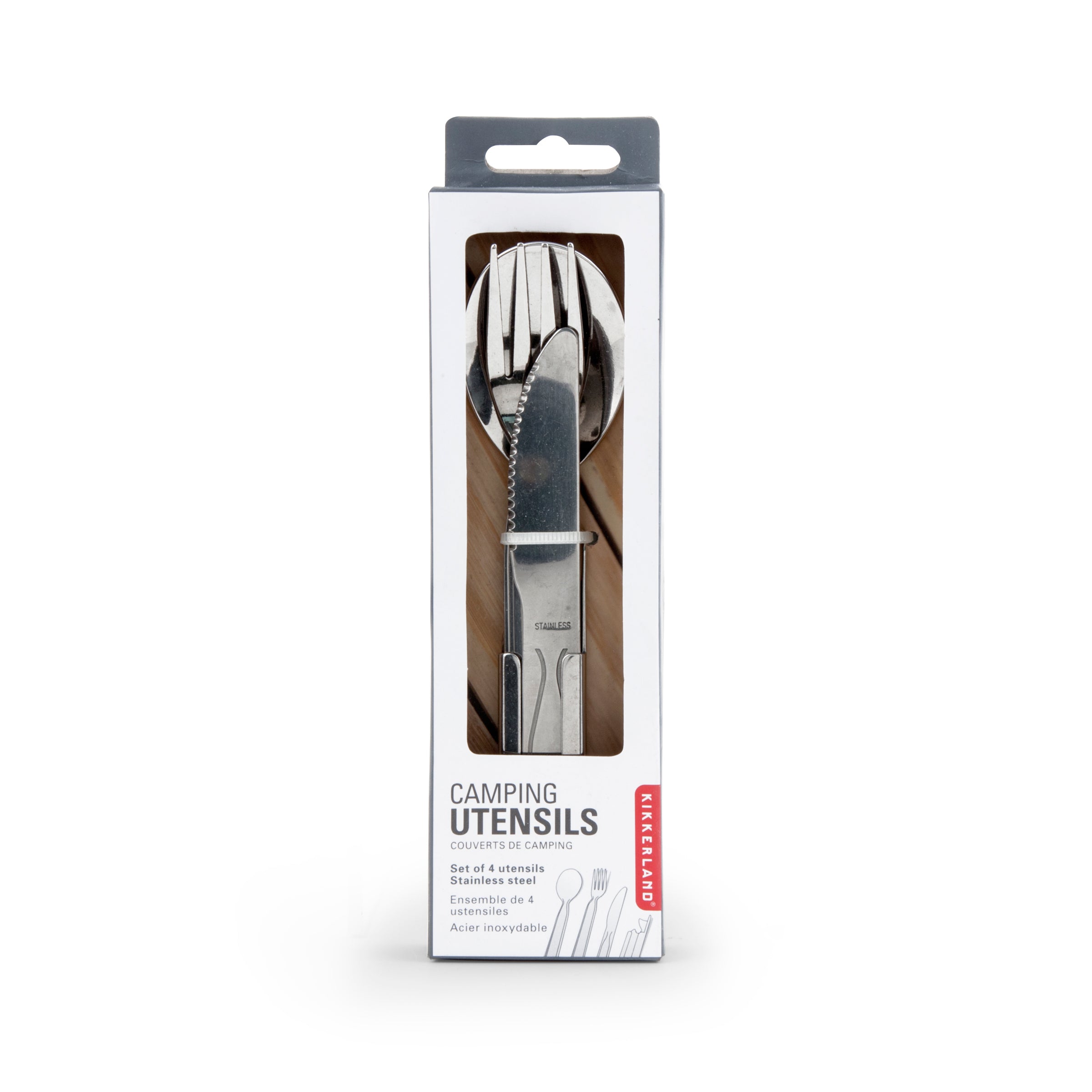 Premium Camping Utensil Set - Lightweight, Durable Stainless Steel Fork, Knife & Spoon for Outdoor Adventures - Perfect for Hiking, Backpacking & Picnics