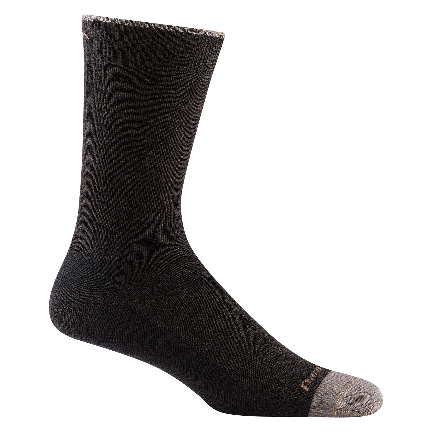 Darn Tough Men's Solid Crew Lifestyle No Cushion Lightweight Socks - Perfect for Hiking, Running & Everyday Comfort