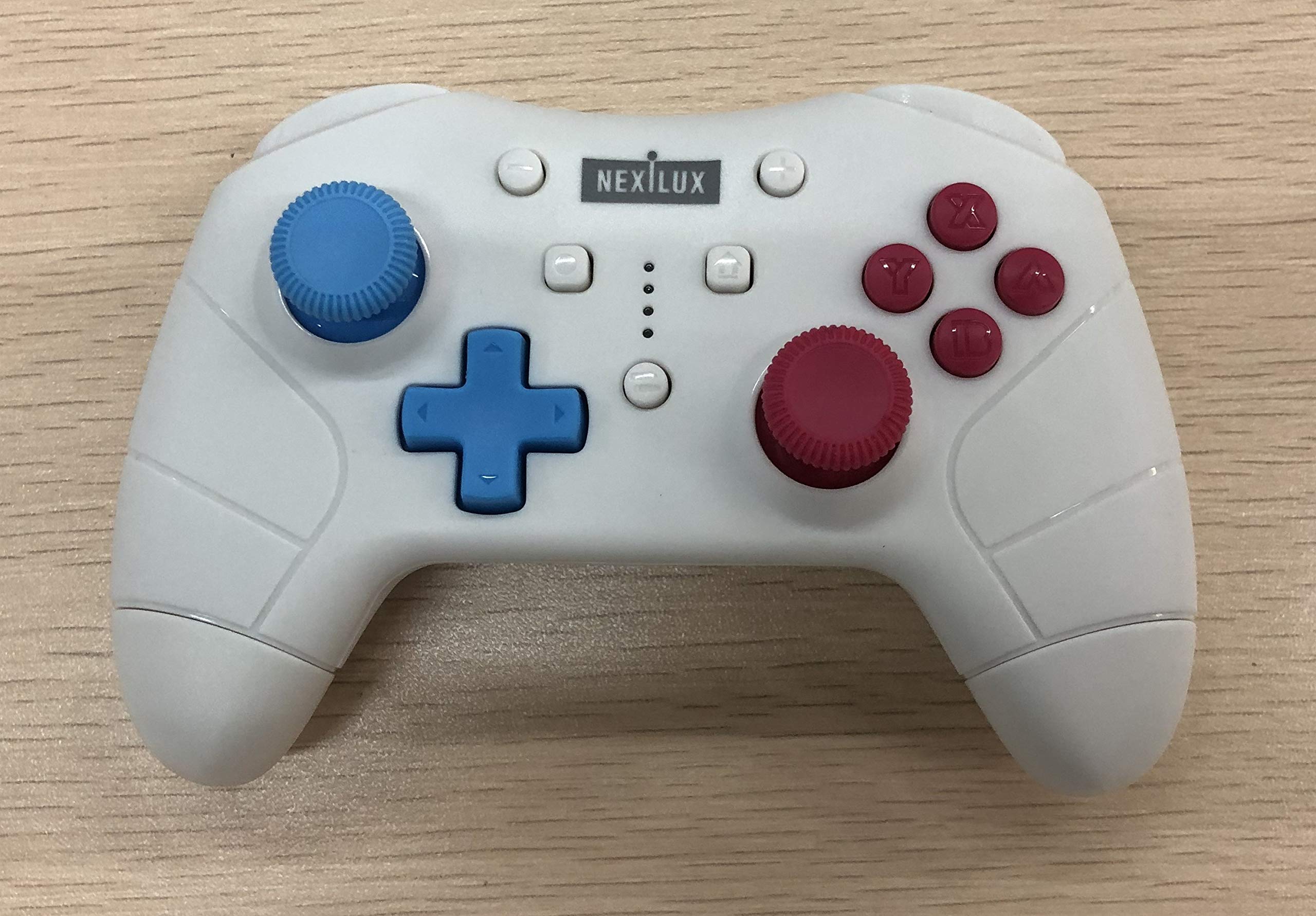 Wireless Pro Mini Controller for Nintendo Switch, PC, Android & Smart TV - Motion Sensor & Turbo Function - Light Gray Gamepad (NXL-95227) - Perfect for Gaming, Streaming & Family Entertainment