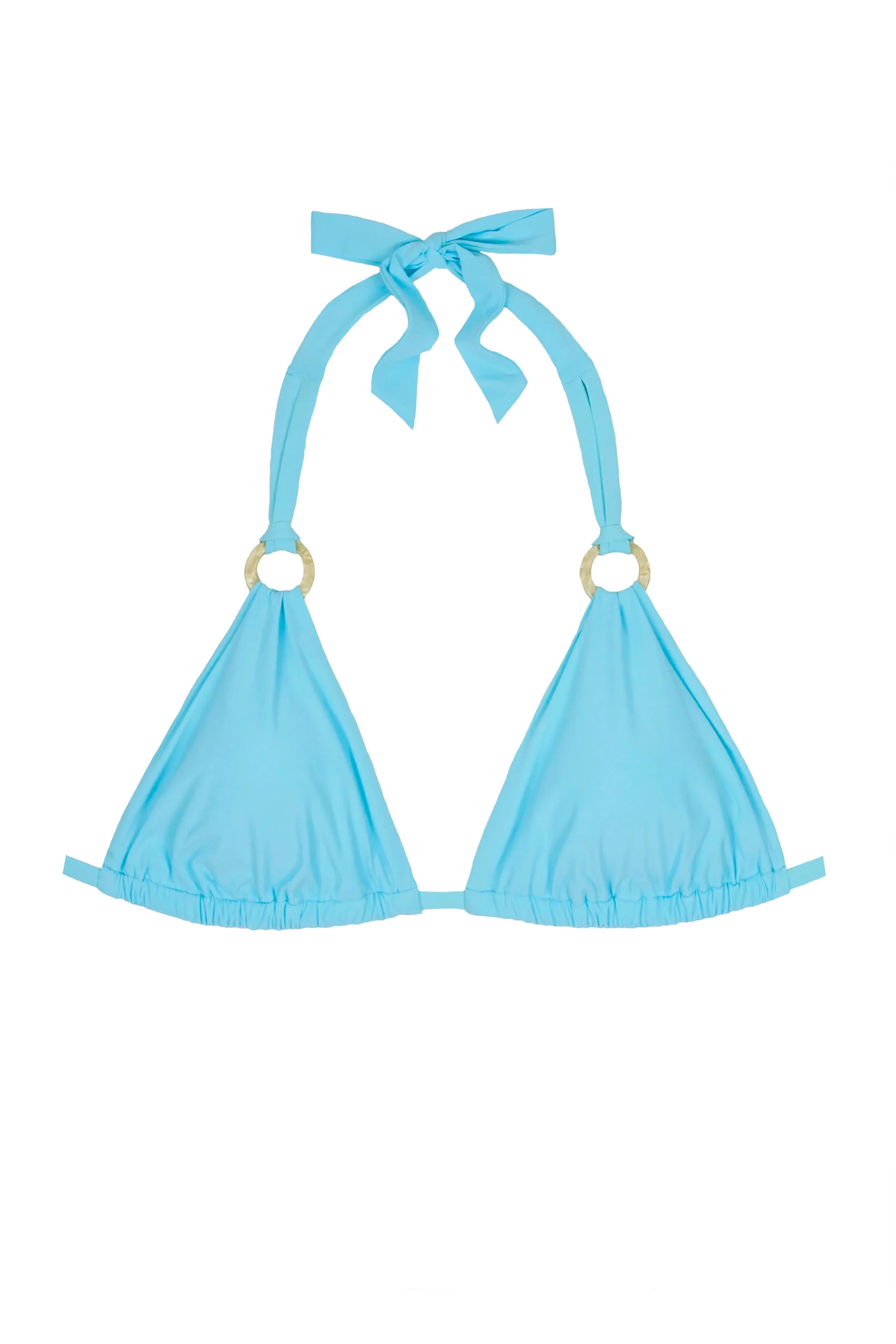 Sky Blue Ring String Bra - Sexy Lace Bralette for Women | Perfect for Date Night & Special Occasions