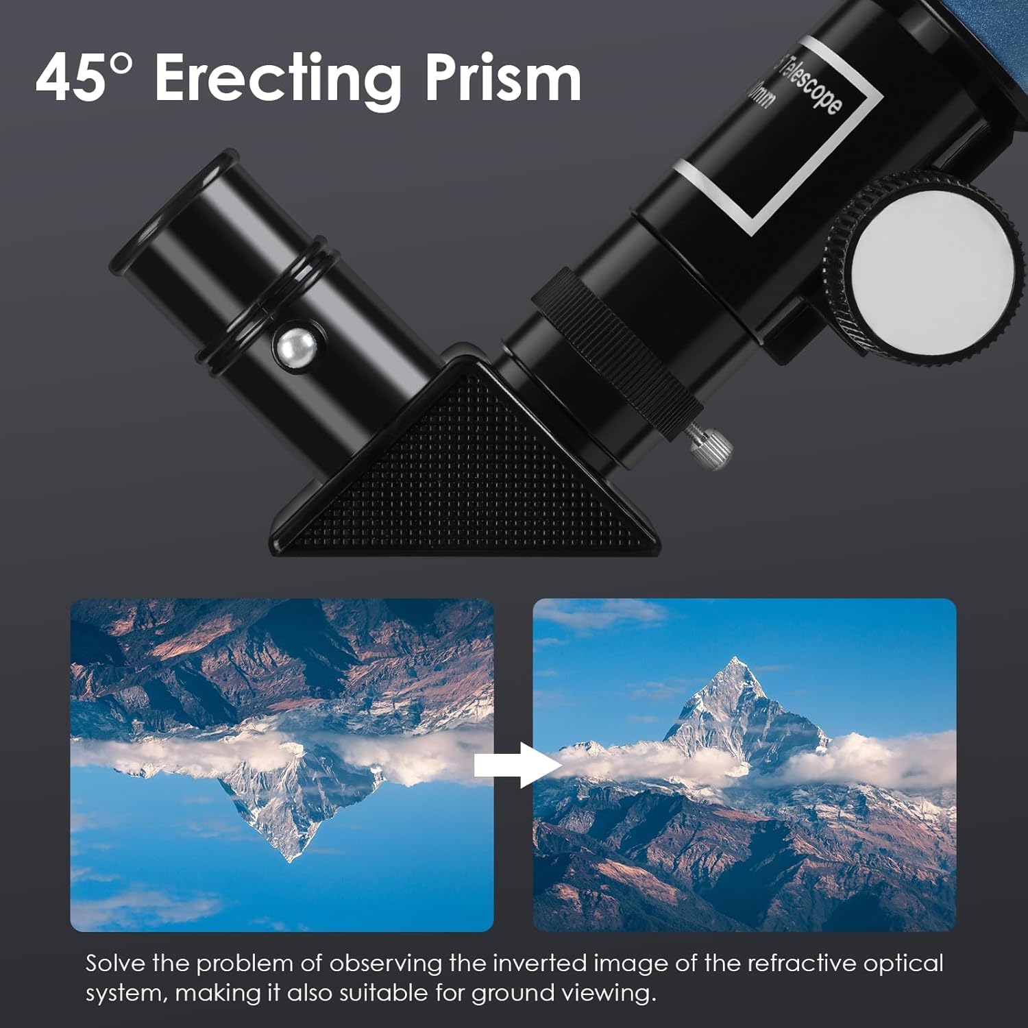**50/600MM Astronomical Refracting Telescope with Red Dot Finder & Retractable Tripod - Multi-Coated High Transmission Telescope for Beginners - Includes Phone Adapter for Stargazing, Bird Watching & Outdoor Exploration**
