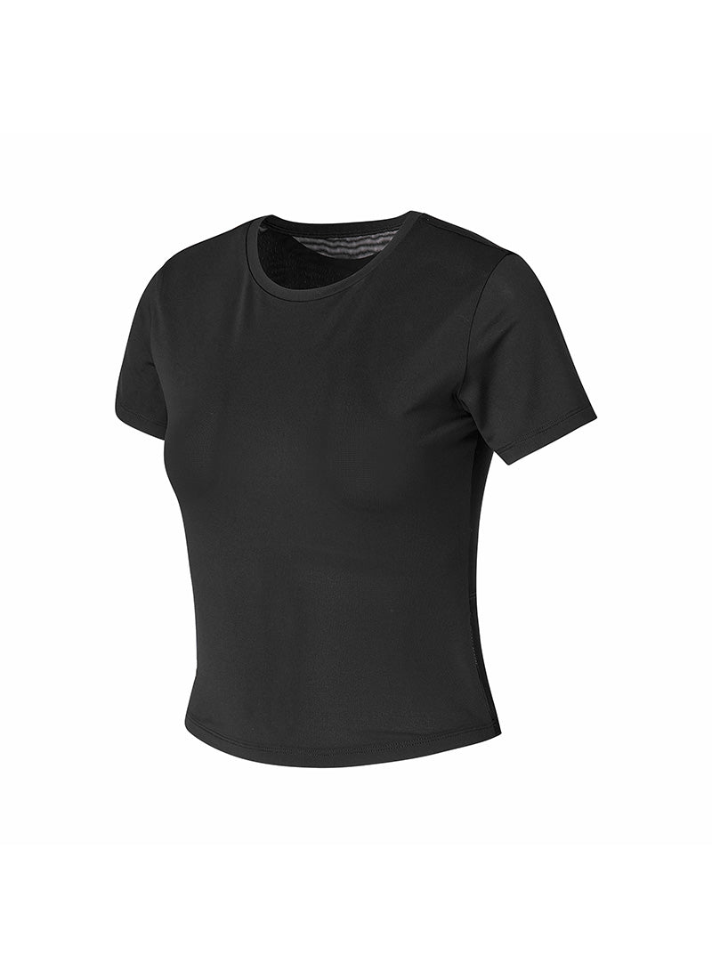 Breathable Power Mesh Short Sleeve T-Shirt for Women - Lightweight Workout Top for Yoga, Running & Gym - Moisture Wicking Activewear
