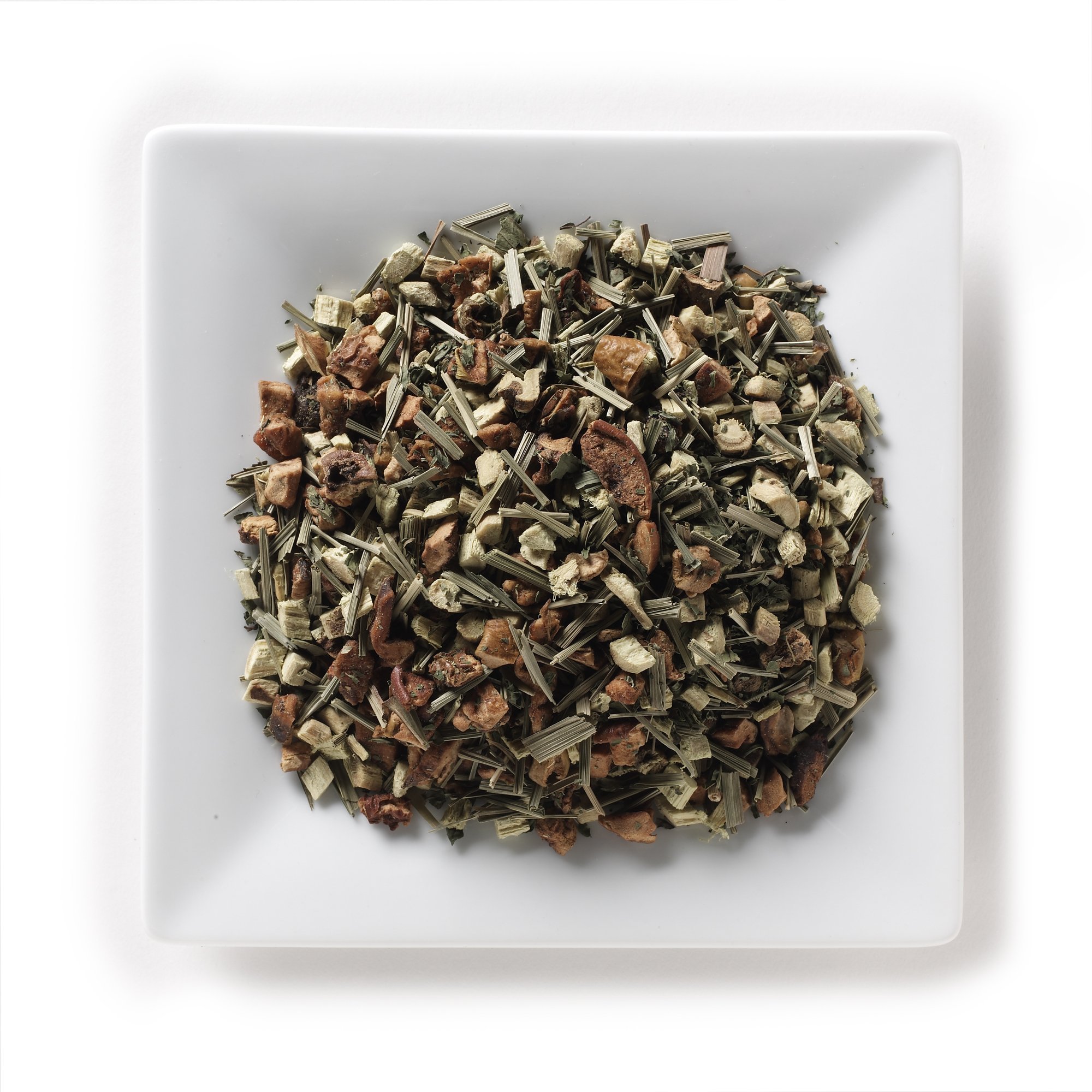 Mahamosa Herbal Tea Blend & Filter Set - 2oz Cool Mint Loose Leaf Tea with 100 Filters | Licorice Root, Apple, Peppermint & Lemongrass | Relaxing Afternoon Tea or Refreshing Iced Tea for Summer