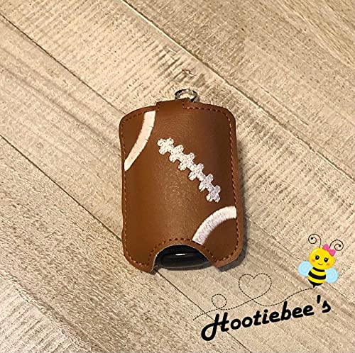 Football-Shaped Hand Sanitizer & Lip Balm Holder - Portable Sports Accessory for Games, Travel, and School
