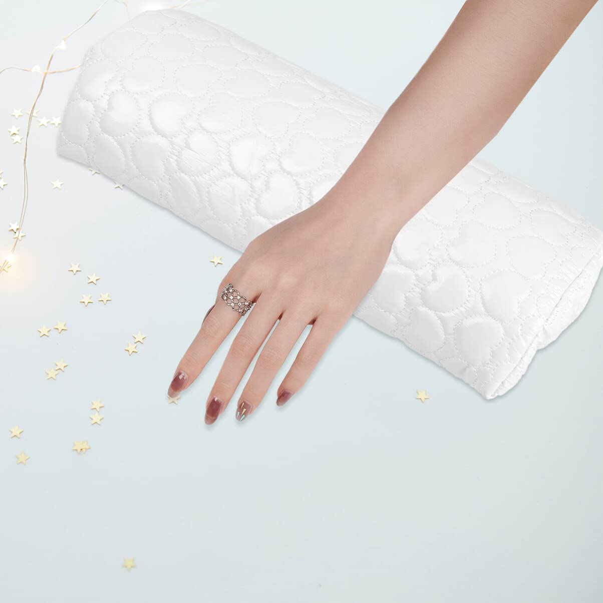Beavorty Detachable Nail Art Hand Rest Pillow - Portable Salon Wrist Cushion for Manicure, Pedicure & Nail Art - Comfortable Hand Support for Beauty Salons, Home Nail Care & Professional Use - Perfect for Gel Polish, Acrylic Nails & DIY Nail Designs