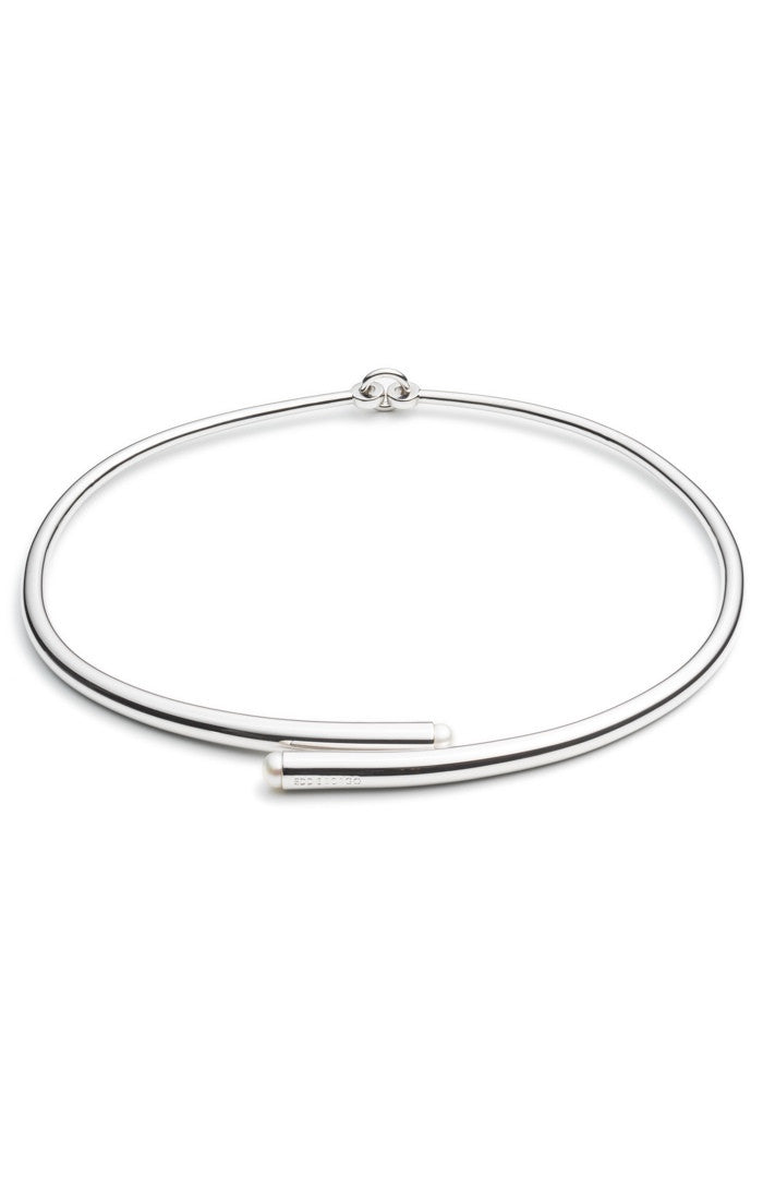 Stylish Silver Hinged Choker Necklace for Women - Elegant Layering Piece for Parties, Date Nights & Everyday Wear