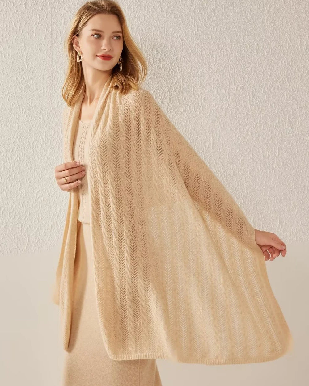 Luxury Classic Cashmere Wrap Scarf for Women - Soft & Warm Winter Shawl - Perfect for Office, Travel & Evening Outfits