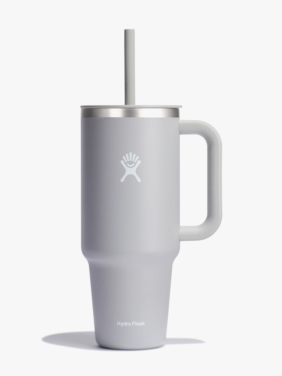 Hydro Flask 1.2L (40oz) Vacuum Insulated Stainless Steel Travel Tumbler - Keeps Drinks Cold for 24 Hours & Hot for 12 Hours - Leak-Proof Lid - Perfect for Camping, Hiking & Outdoor Adventures - Birch Color
