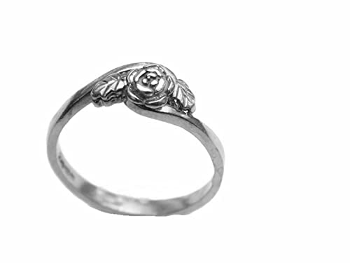 925 Sterling Silver Rose Ring for Women - Elegant Floral Jewelry Gift for Her - Perfect for Valentine's Day, Anniversary & Special Occasions