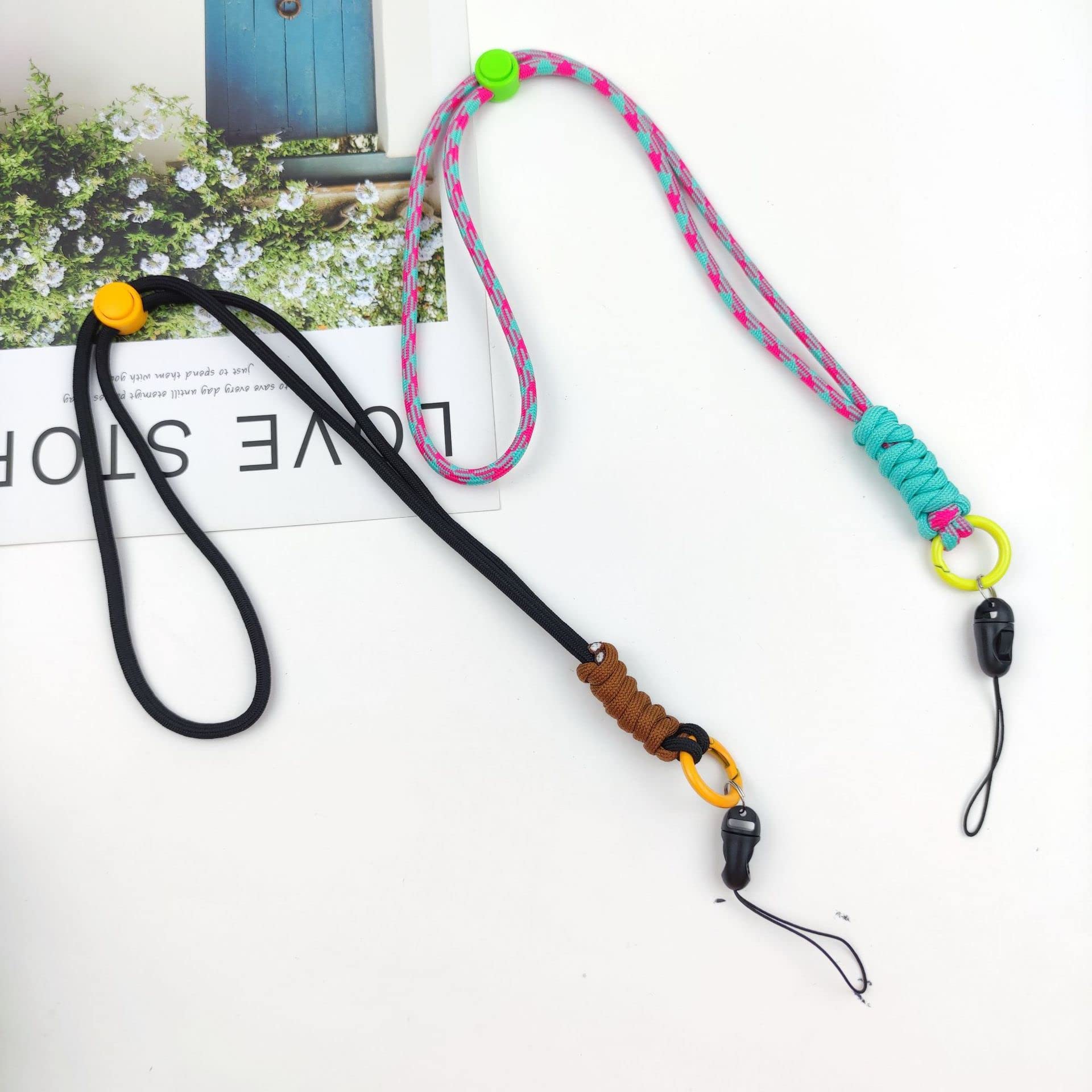 KCKEYS 3-Pack Adjustable Nylon Wrist Lanyards - for Phone, Camera & Keys (10.2