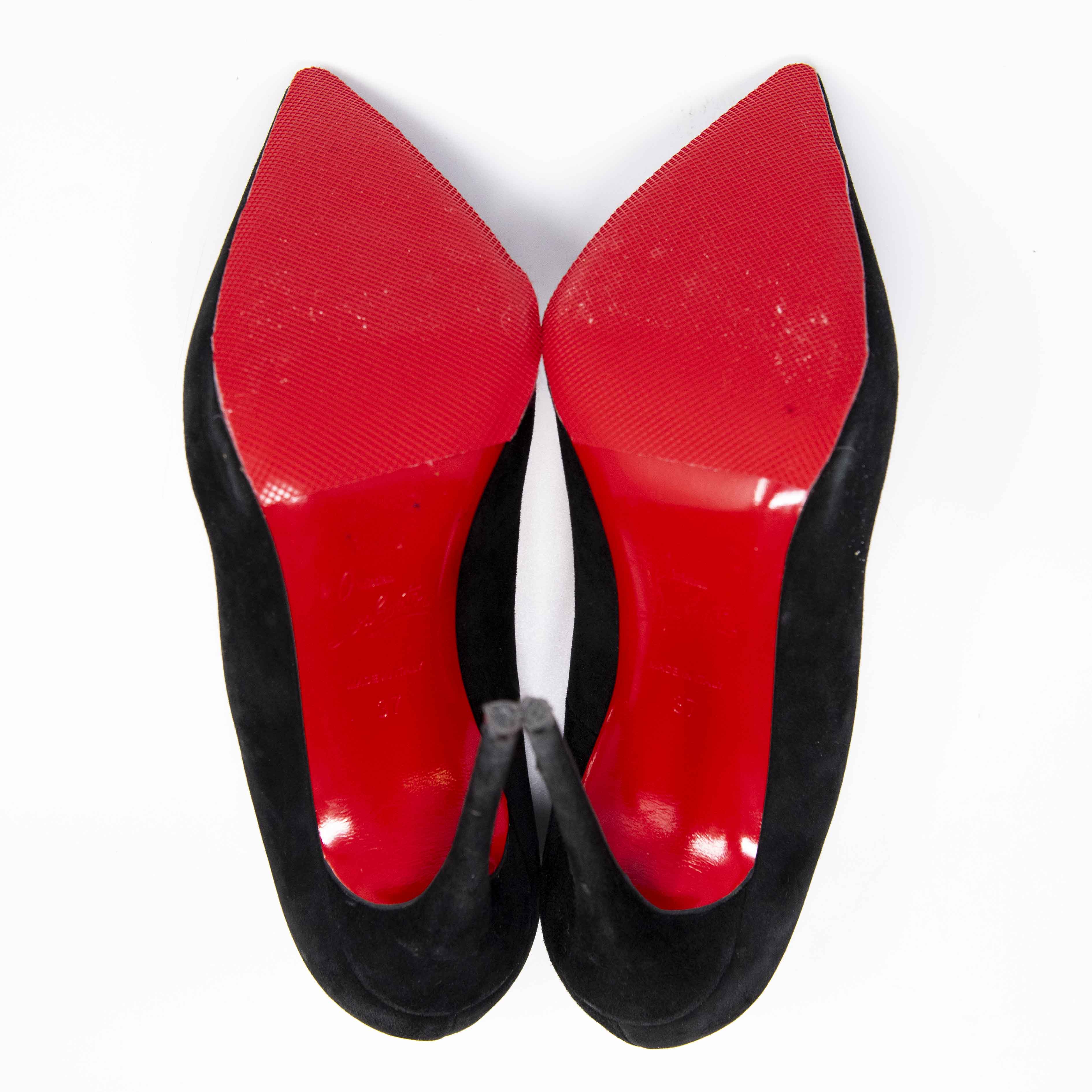 Christian Louboutin Black So Kate 120mm Patent Leather Pumps Size 37 - Elegant Pointed Toe High Heels for Women, Perfect for Evening Parties, Weddings & Special Occasions