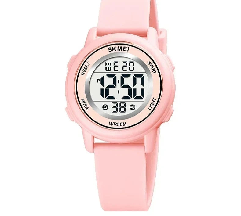 Waterproof Digital Sports Watch for Men & Women - LED Display, Stopwatch, Alarm - Perfect for Running, Swimming, Gym & Outdoor Activities
