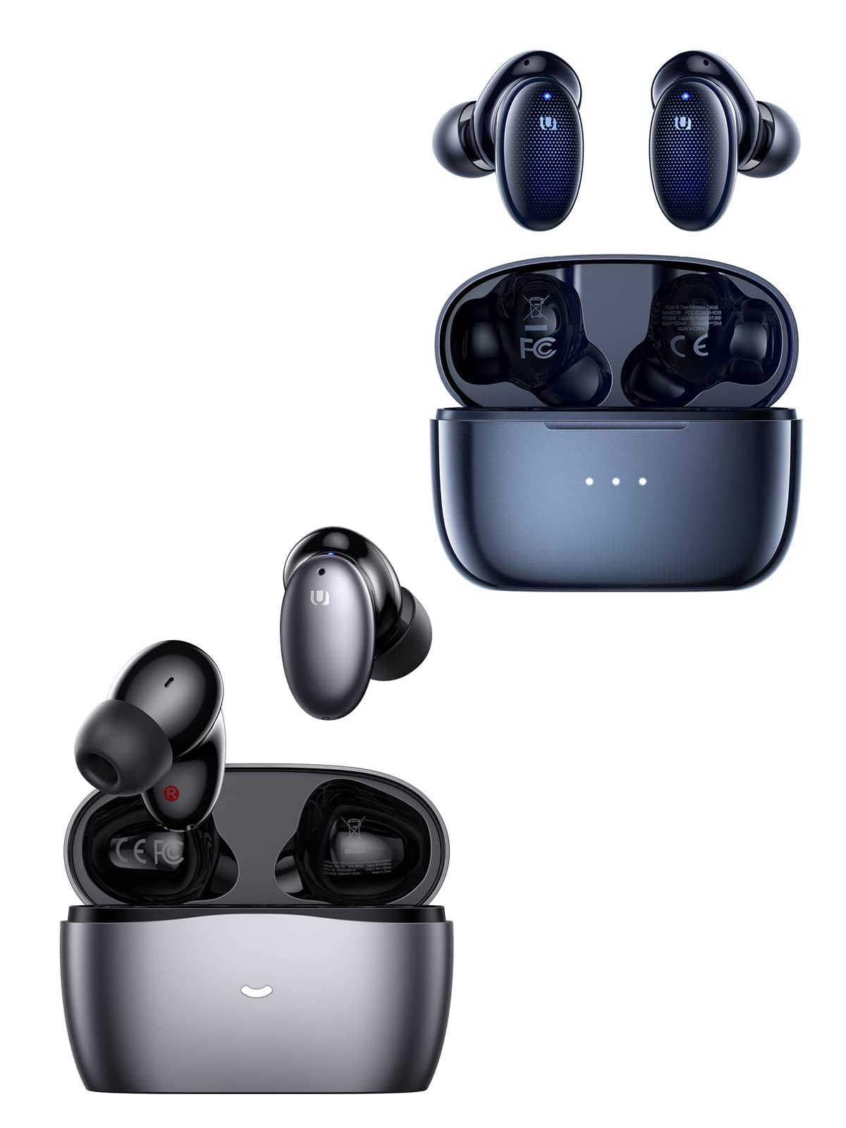 UGREEN X6 Hybrid Active Noise Cancelling Wireless Earbuds with Bluetooth 5.2 - Bundle with X5 Wireless Earbuds - Perfect for Workouts, Commuting & Travel