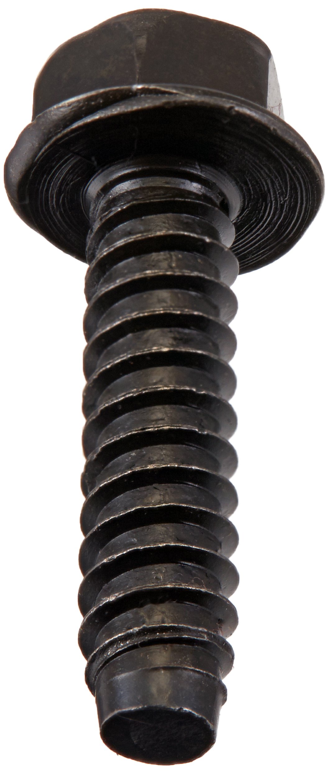 Small Parts 1416BWB Black Oxide Steel Sheet Metal Screws, Hex Washer Head & Drive, Type B, 1/4