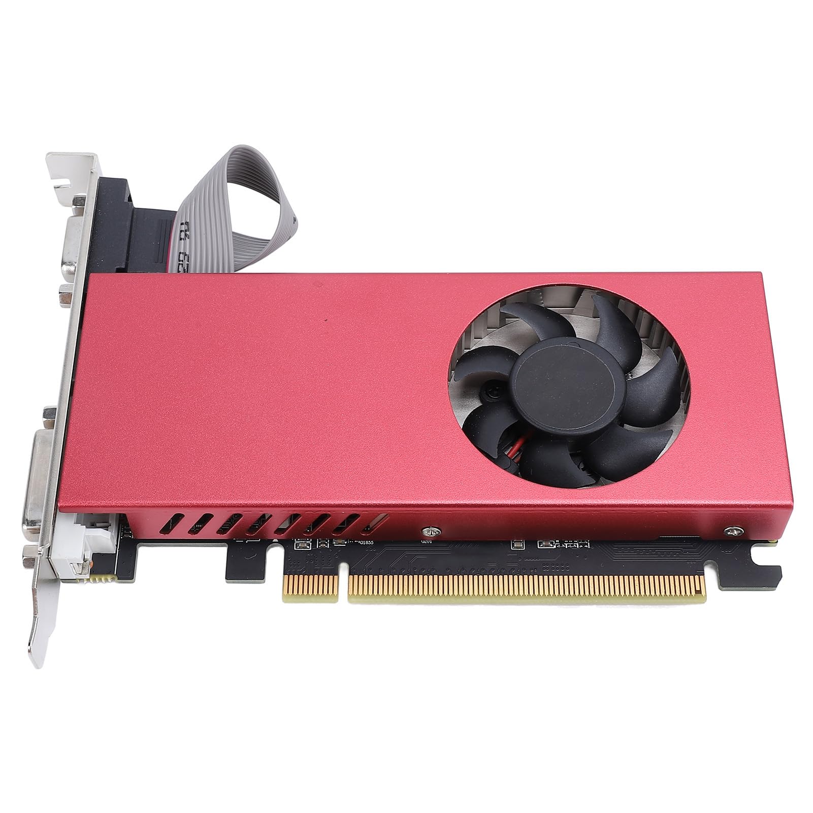 ASHATA RX550 4GB GDDR5 128-bit Gaming Graphics Card - 6000MHz, PCIe 3.0 x8, VGA/HDMI/DVI Ports, with Cooling Fan for Desktop PC - Perfect for 1080p Gaming, Video Editing & Multi-Monitor Setup