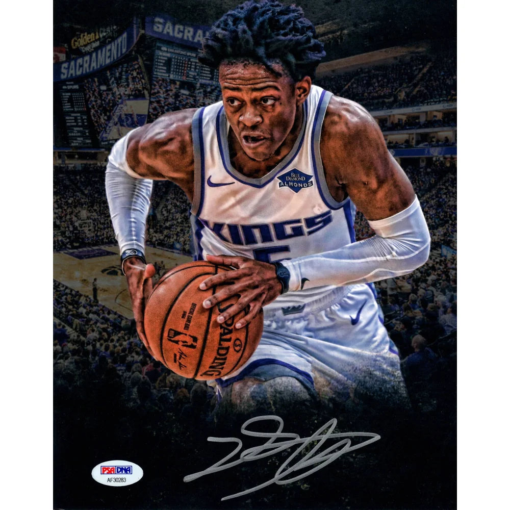 De'Aaron Fox Autographed 8x10 Photo - Sacramento Kings NBA Star - PSA/DNA Certified COA - Perfect for Collectors, Fans, and Sports Memorabilia Displays