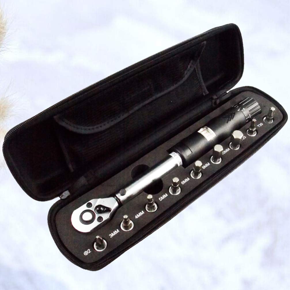 BESPORTBLE Bike Torque Wrench Set - Adjustable Bicycle Repair Tool Kit with Fast Wrench Replacement Parts for Bike Maintenance | Perfect for Road Bikes, Mountain Bikes & DIY Bike Repairs