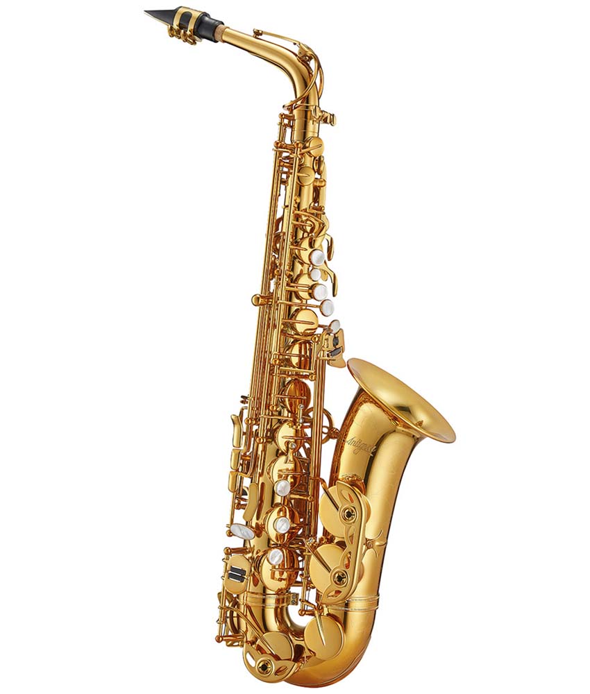 Professional Eb Alto Saxophone - Antigua Winds AS5200 in Amber Finish | Ideal for Jazz, Concert & Band Performances
