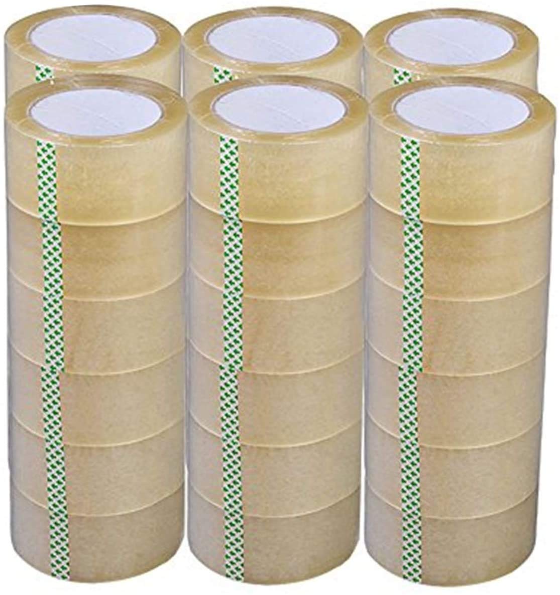 36 Rolls Clear Heavy Duty Packing Tape - 2 Inch Wide x 330 Feet (110 Yards) for Shipping Boxes, Moving & Storage | Strong Adhesive Sealing Tape for Secure Packaging